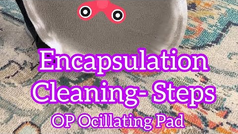 How does encapsulation cleaning work. Steps of cleaning Ocillating Pad, OP machine,  #encap