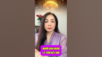 Người giàu quản lý tiền rất giỏi ✨#xuhuongyoutube #phunu #phunuhiendai #lamgiau #tuduytrieuphu