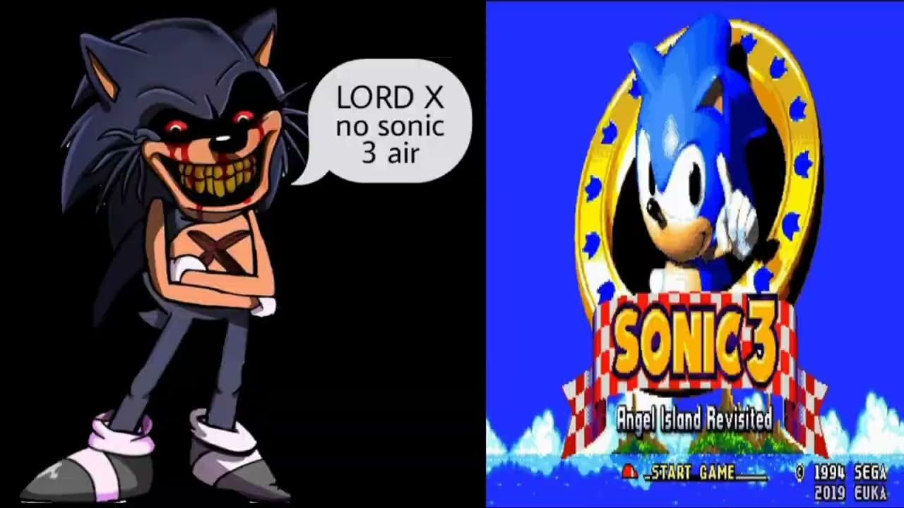 Lord x in sonic 3 air [Sonic 3 A.I.R.] [Mods]