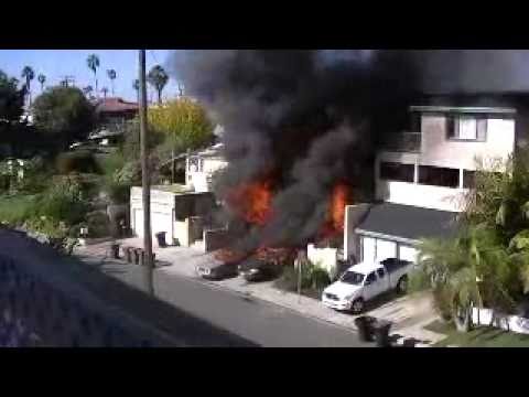 San Clemente Fire on W. El Portal