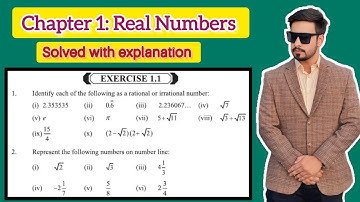 Real Numbers Explained: Class 9 Exercise 1.1 #maths