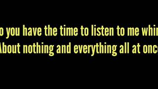 Green day - Basket Case ( Lyrics )