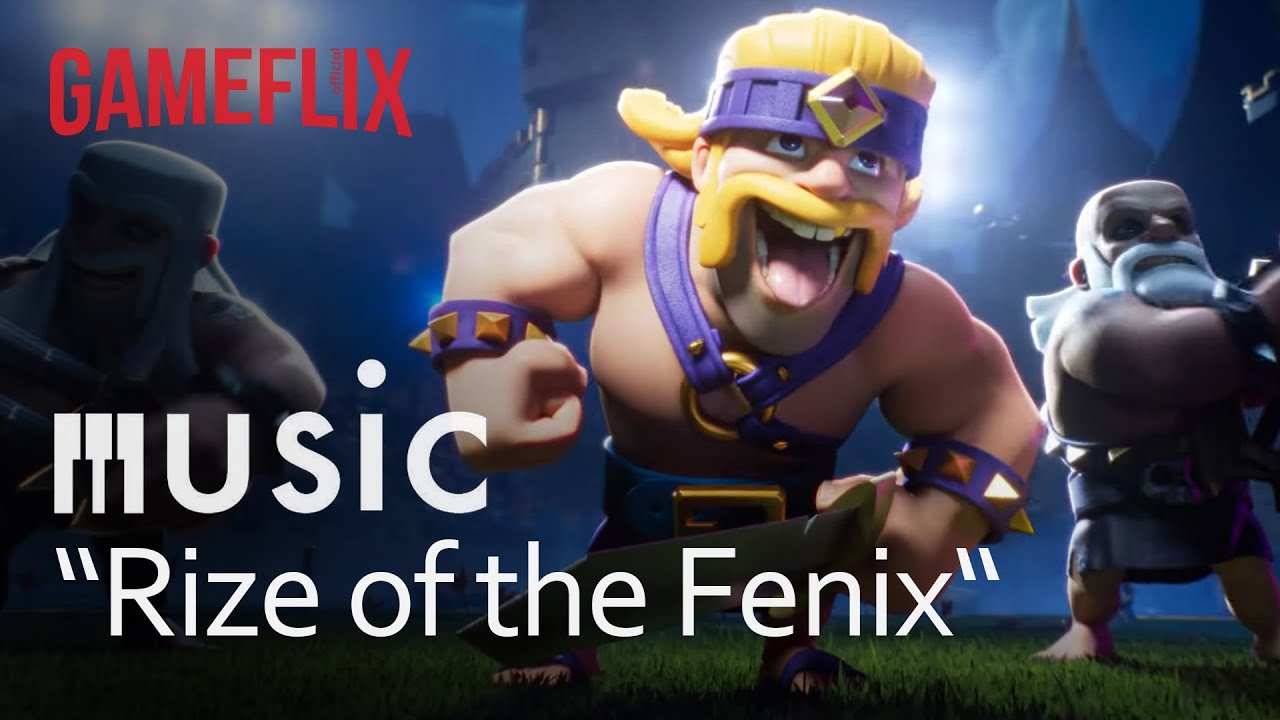CLASH ROYALE CARD EVOLUTION Trailer SONG Music VIDEO In 4k Rize Of The Fenix By Tenacious D