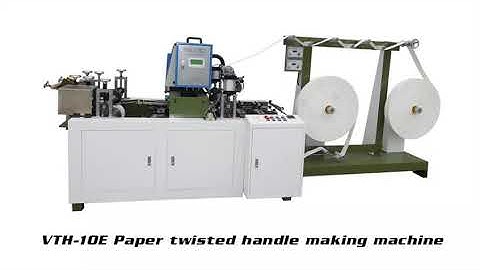 VTH-10E Hot melt glue paper twisted handle making machine_China