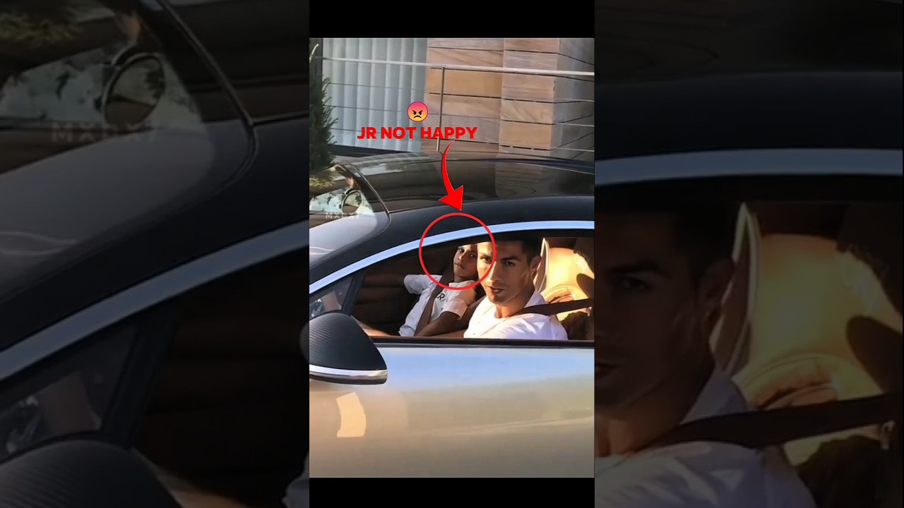 Ronaldo jr is not happy 😡