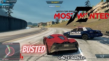 NFS Most Wanted || Busted || Free GamePlay