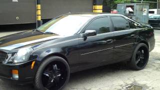 Cadillac CTS on 24's