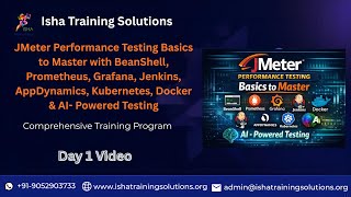 JMeter Performance Testing Basics to Master Day1 on 8th Jan.Contact us on +91-9052903733 to enroll