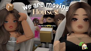 MOVING TO OUR NEW DREAM FAMILY HOUSE!|Bloxburg Roblox Roleplay|w/voices