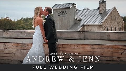 Elora Mills Wedding Film | Andrew & Jenn
