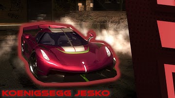 #16 Need for Speed Most Wanted 2005: Koenigsegg JESKO Build + Gameplay. (442KM/H V-max :O)