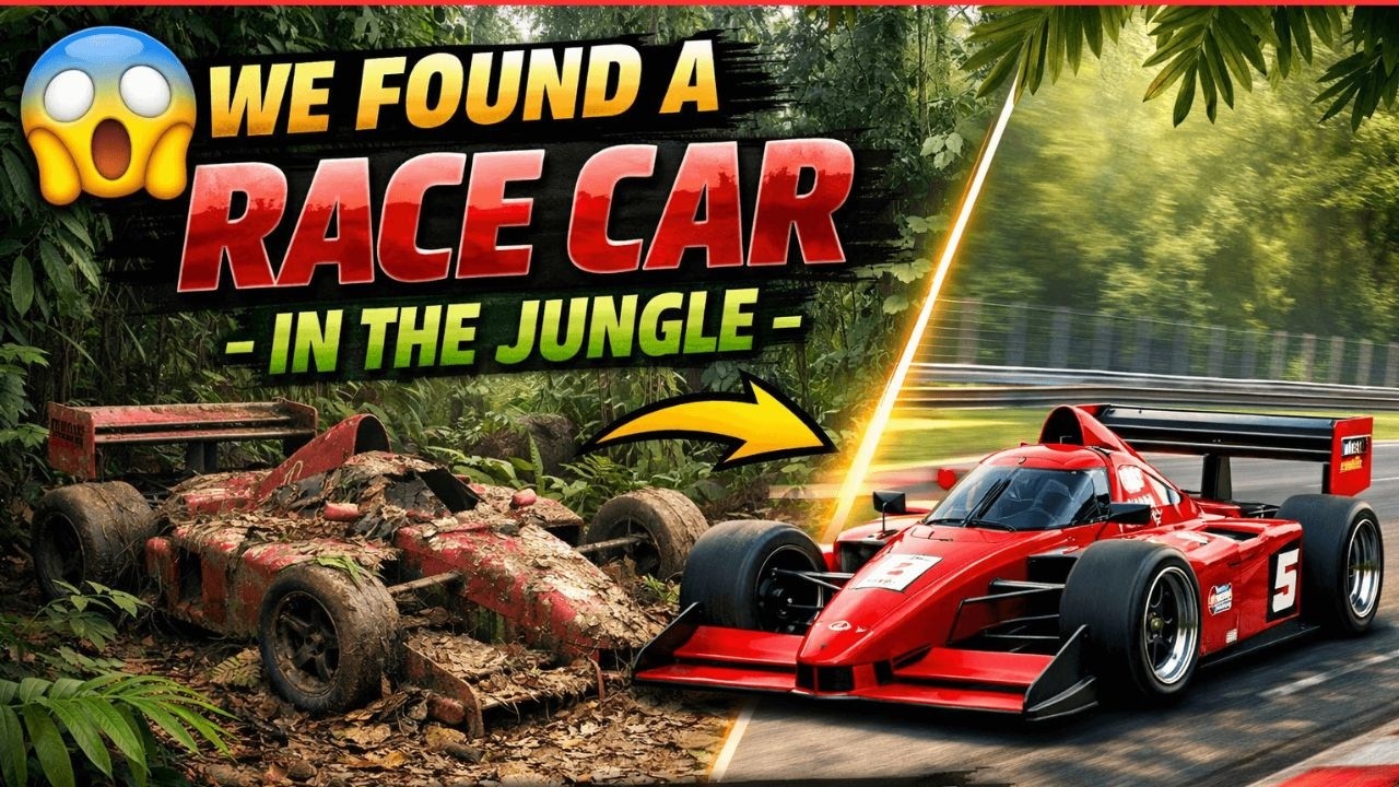 😱 WE FOUND A RACE CAR IN THE JUNGLE - FULL RESTORATION