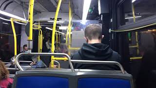 This MTA 2012 Novabus LFSA M15 Local Bus DEFINITELY Wants You To Exit Through The Rear Door!