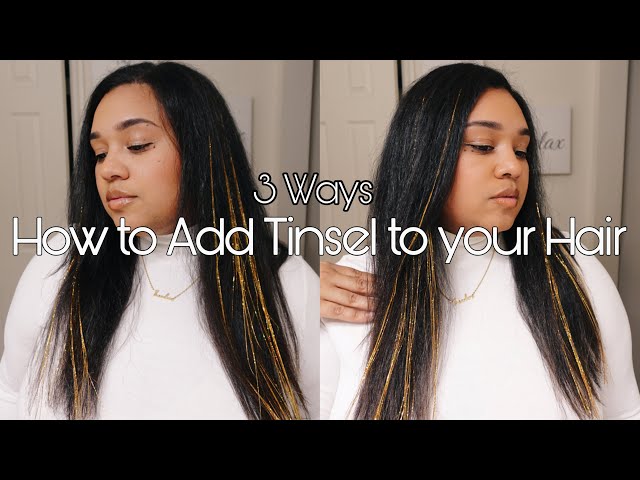 Hair Tinsel: What Is It and How to Put It In Perfectly – HairstyleCamp