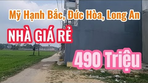 Bán nhà giá rẻ dưới 500tr tại mỹ hạnh bắc long an, giáp hóc môn