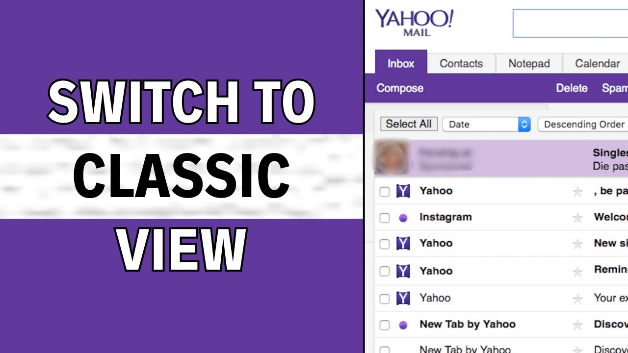 How to Switch to Classic View in Yahoo Mail (2025 Guide) - YouTube