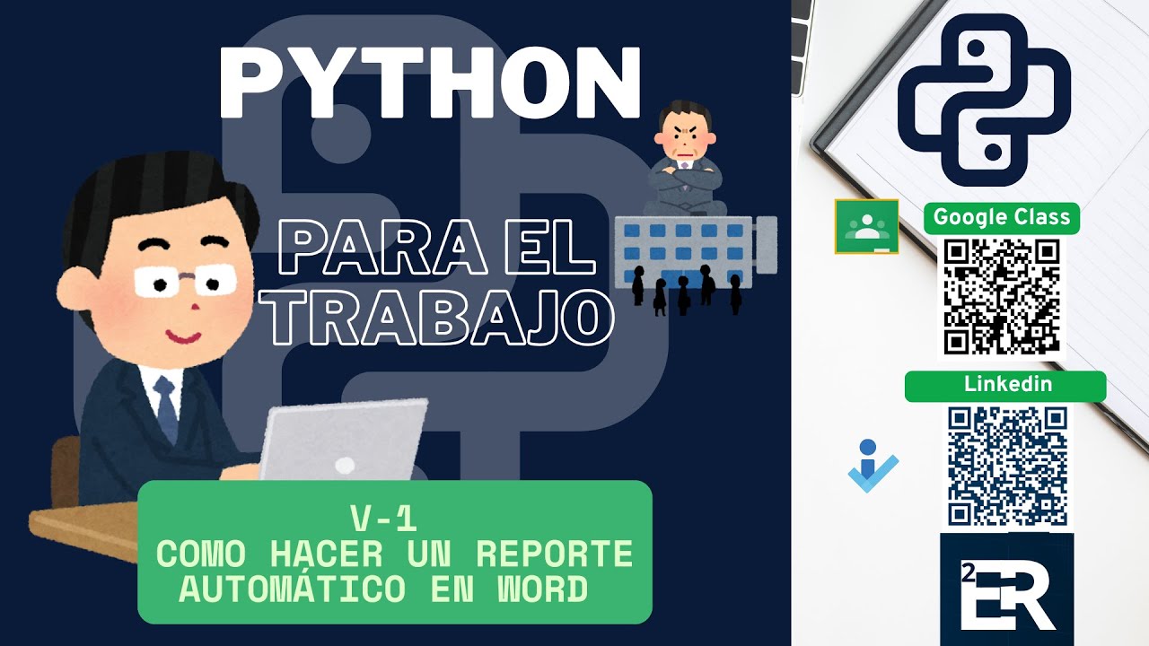 V1- Python para el trabajo - Crear un informe automático en Word - YouTube