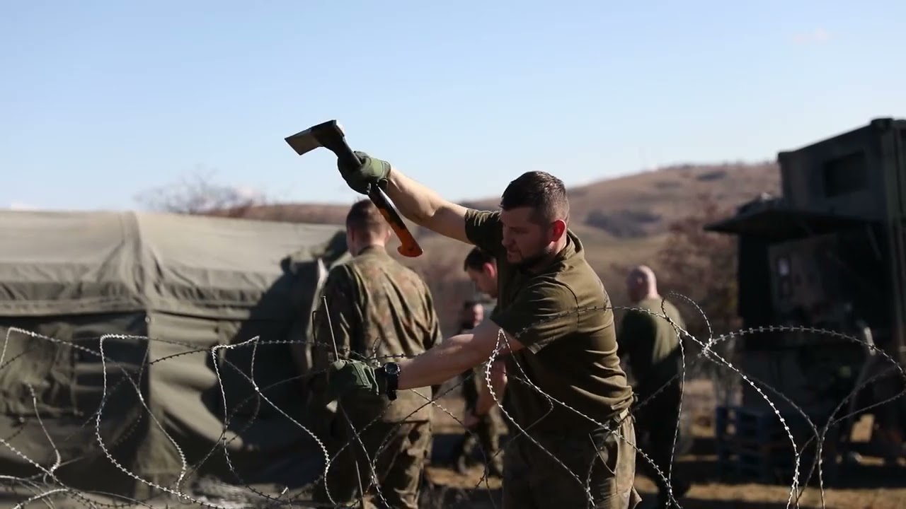 Poland Deploys Barbed Wire to Stop Movement