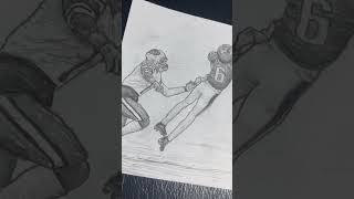 Famous Devonta Smith's One Handed Catch #art #drawing #sketch #shorts Net Worth
