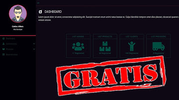 Plantilla web GRATIS Dark Neon Dashboard (BOOTSTRAP 4, HTML5, CSS)