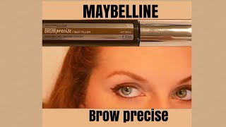 Maybelline | brow precise mascara demo & review