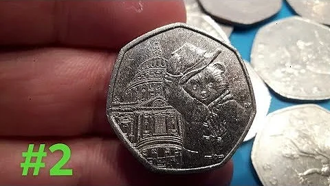 UK £50 50p COIN HUNT BOOK 1 #2 - 6 More 50p COINS!!!