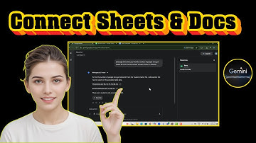 How To Connect Google Sheets and Docs in Gemini AI Chat - For Beginners