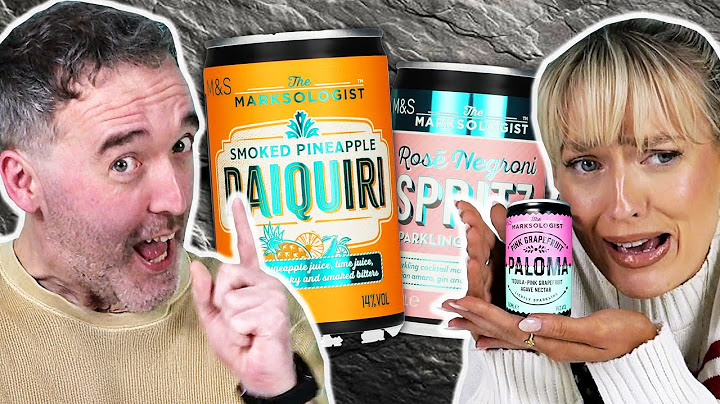 Irish People Try The Marksologist Cocktail Cans