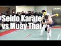 Seido karate vs muay thai