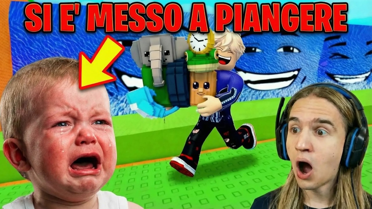 gli rubo tutti i brainrot e si mette a piangere su TSUNAMI BRAINROT.