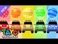 Bad car in surprise egg  learn colors with tayo  tayo color song  tayo the little bus