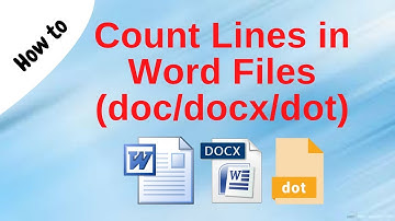 How to Count Lines in Word Files (doc/docx/dot)