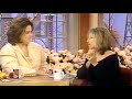 Barbra Streisand interview on The Rosie O'Donnell Show--November 1997