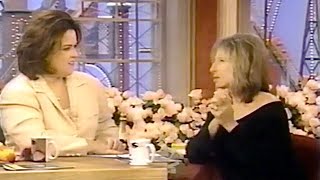 Barbra Streisand interview on The Rosie O'Donnell Show--November 1997