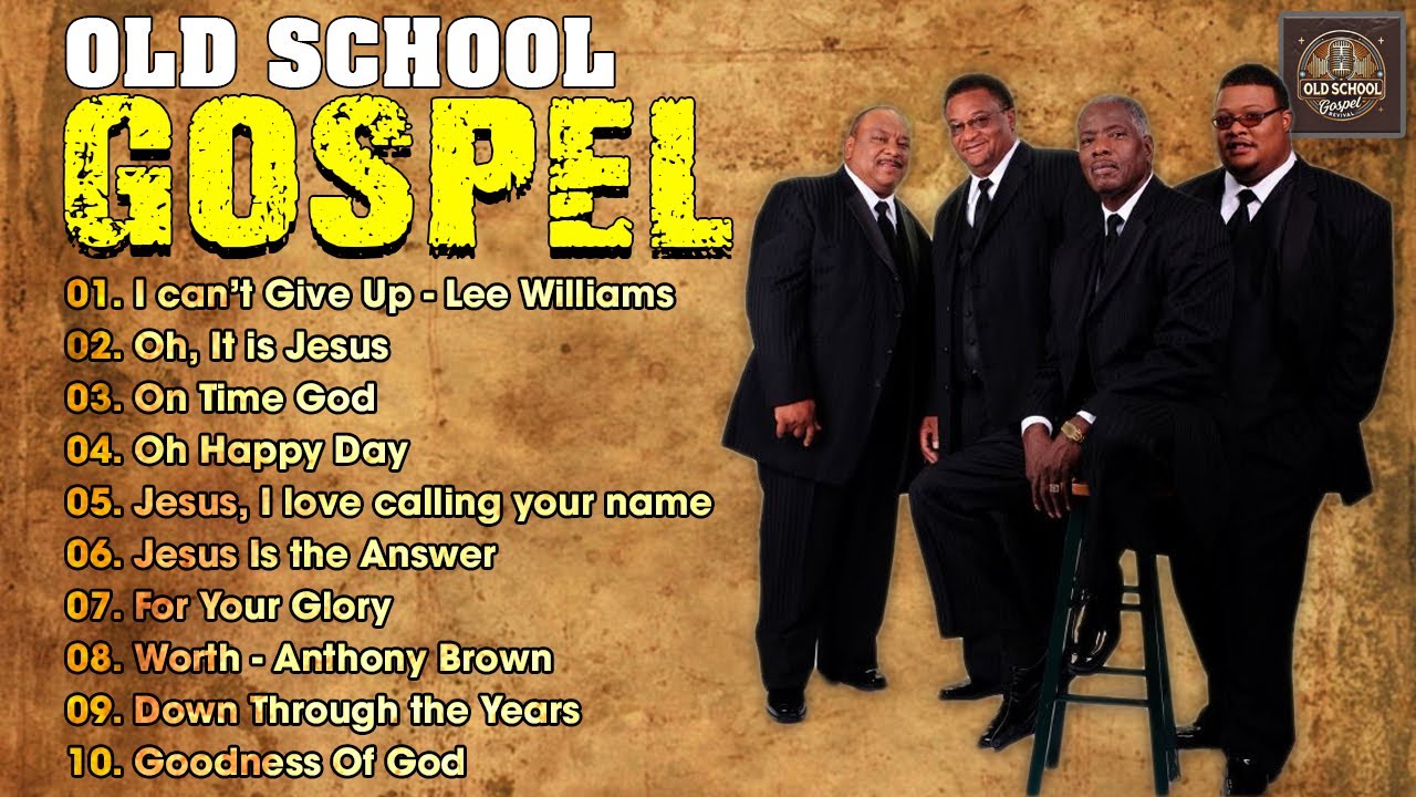 TOP 25 OLD-TIME GOSPEL SONGS | MOST POWERFUL GOSPEL MUSIC OF THE 60 - 70 - 80S | [LYRIC VIDEO]