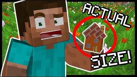 THE SMALLEST TINY HOUSE IN MINECRAFT!!