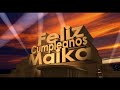 Feliz cumpleaos maika