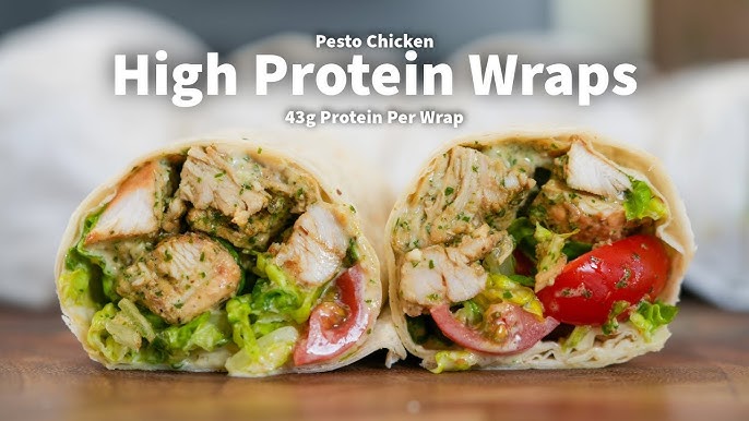Chicken Pesto Wrap (Wrap Gà Pesto)
