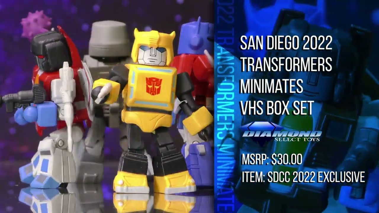 Transformers (VHS) Minimates Box Set - San Diego 2022 Exclusive | DST360