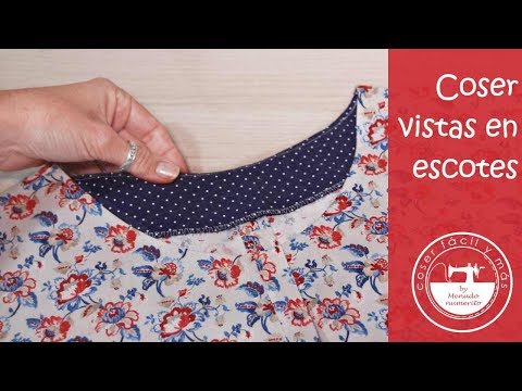 Vistas en escote: cómo se hacen y cómo se cosen