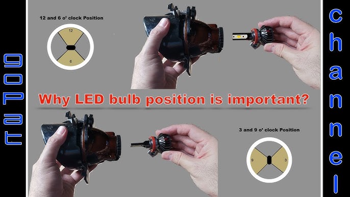 Premium Photo  Repair man hand installing halogen led bulb for car  headlights. auto light lamp technology