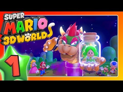 SUPER MARIO 3D WORLD 🐱 Part 1: Four Adventurers in Fairyland