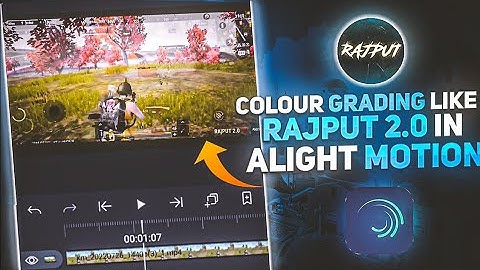 How To Colour Grade Pubg Lite Headshot Video Like @RAJPUT20 @LegendEdits147   In  Alight motion