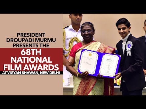 President Droupadi Murmu presents the 68th National Film Awards at Vigyan Bhawan, New Delhi