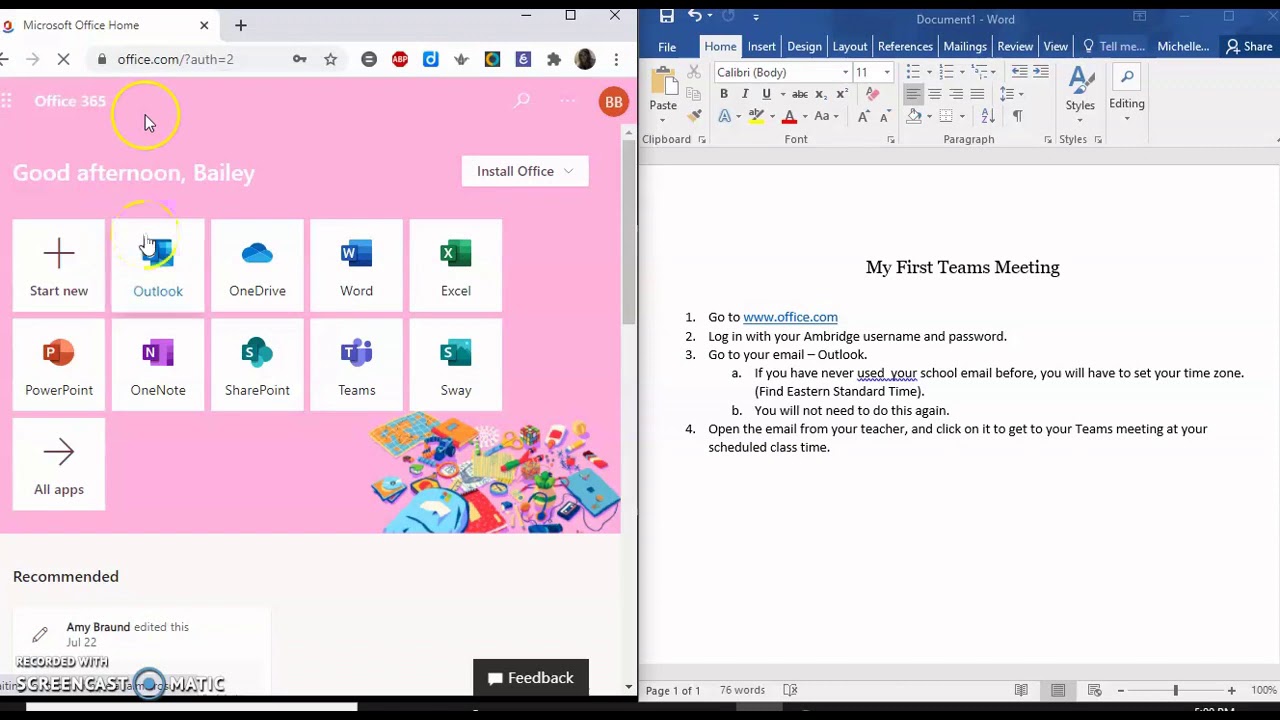 microsoft teams included in office 365