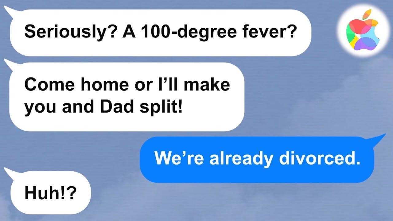 【Apple】My daughter always threatens to make her dad divorce me    but joke's on her this time..