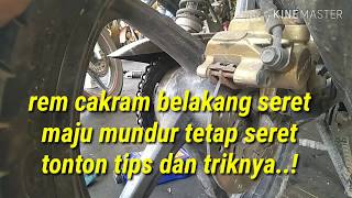 Rem cakram belakang seret