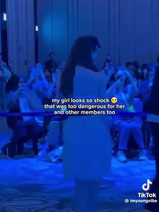 AESPA Winter attacked by a strange man at SBS Gayo event 💔 #aespawinter #karina #ningning #kpop
