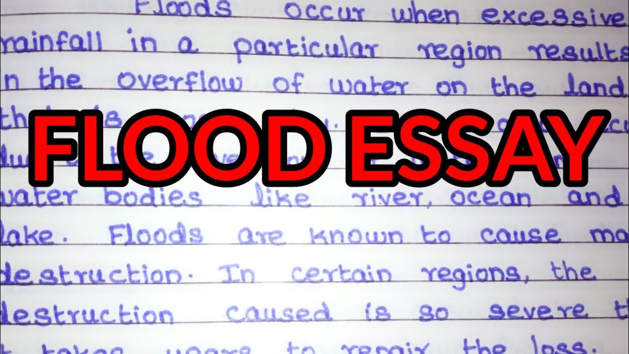 cause and effect flood essay