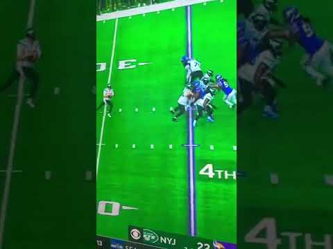 Final play of